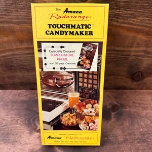 Amana Radarange Touchmatic Candymaker Temperature Probe & Cookbook RR-10A RR-9TA